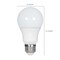 Satco 9.5w A19 LED Frosted 2700K Medium Base 220 deg. 120v Bulb